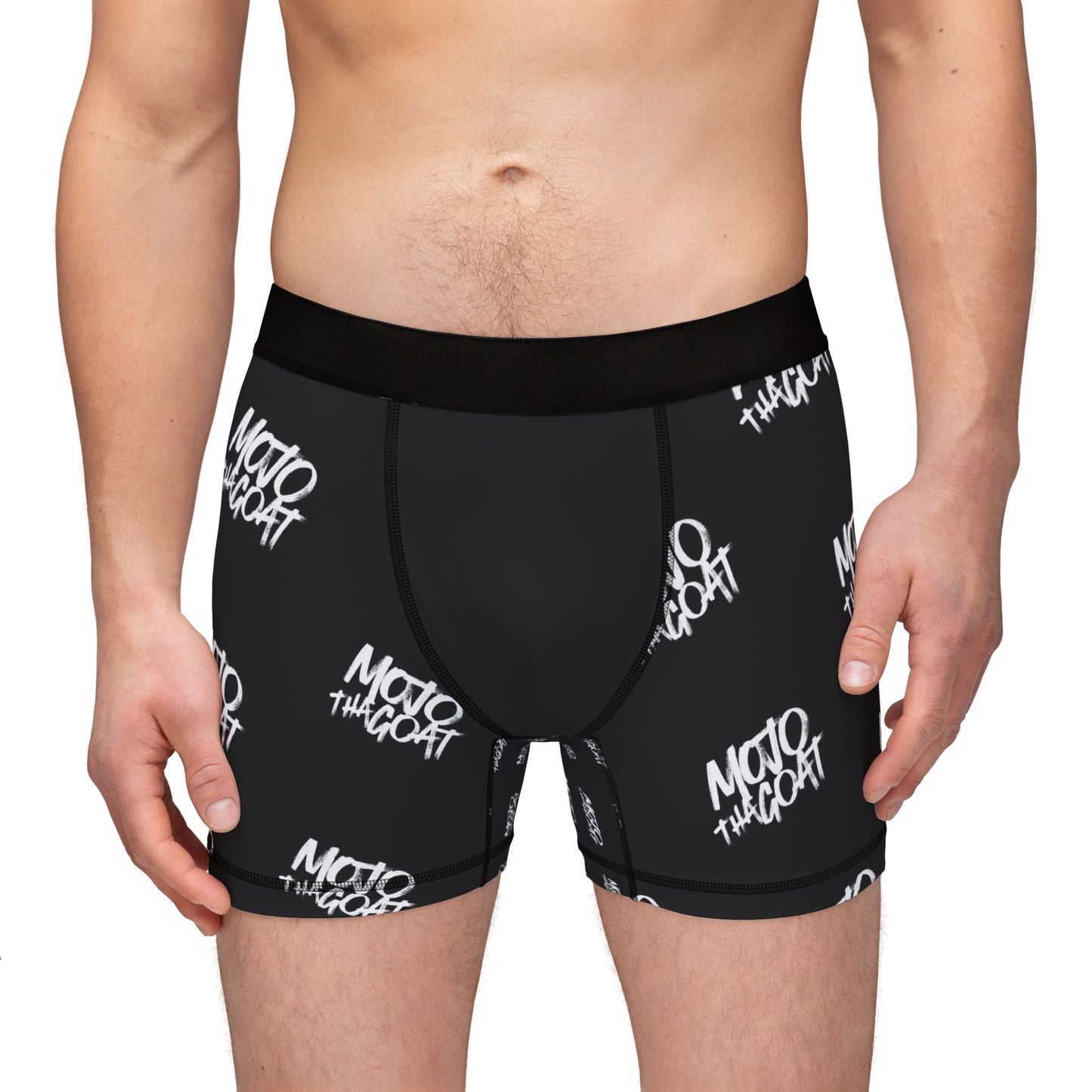 Mojo Boxer Briefs - Metro Goat Graffiti Black