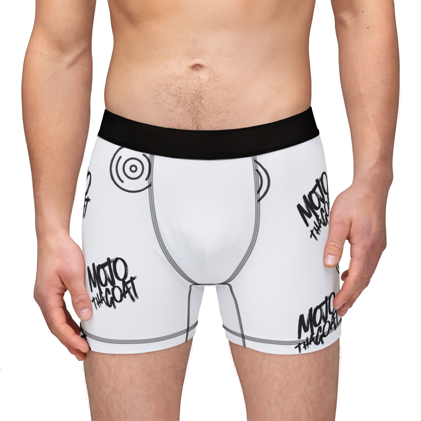 Mojo Bottom Briefs - Metro Goat Graffiti White