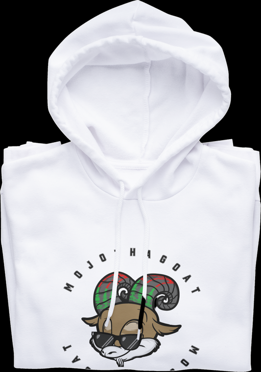 Around the World "MOJOTHAGOAT" Hoodie ~ Original Black Letters
